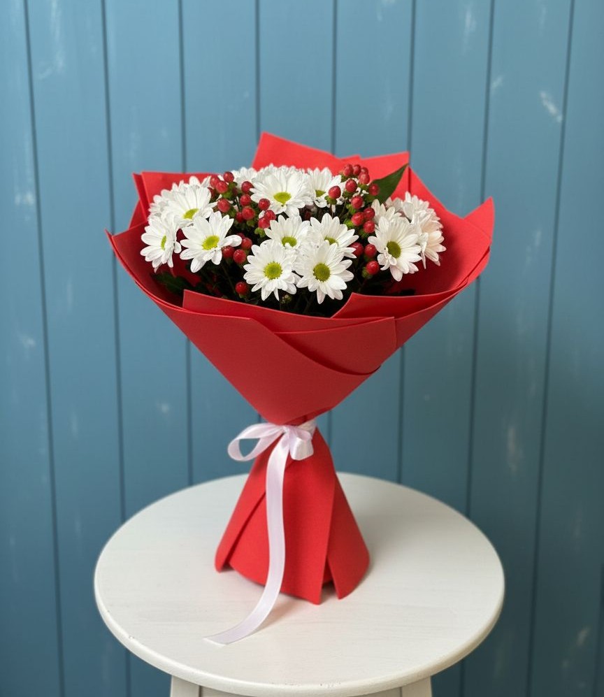 Букет цветов из: Хризантемы в Боголюбово