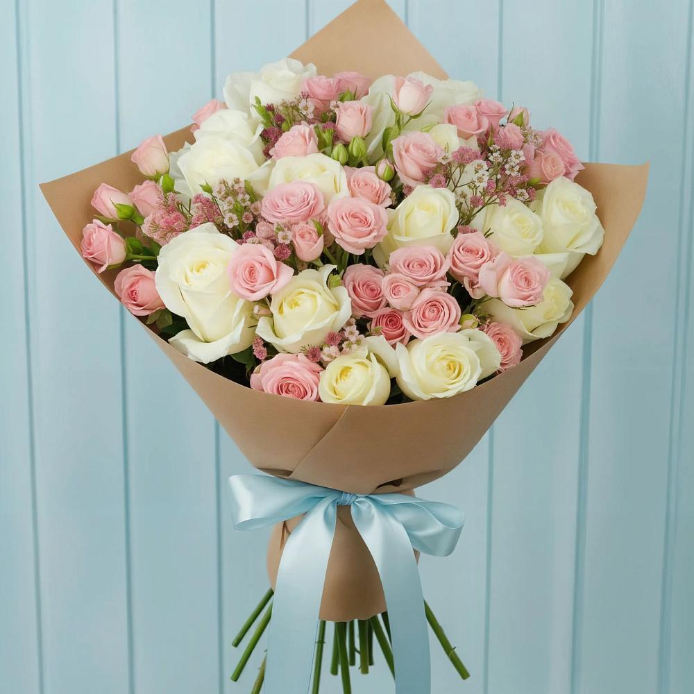 Букет цветов из: Розы в Боголюбово