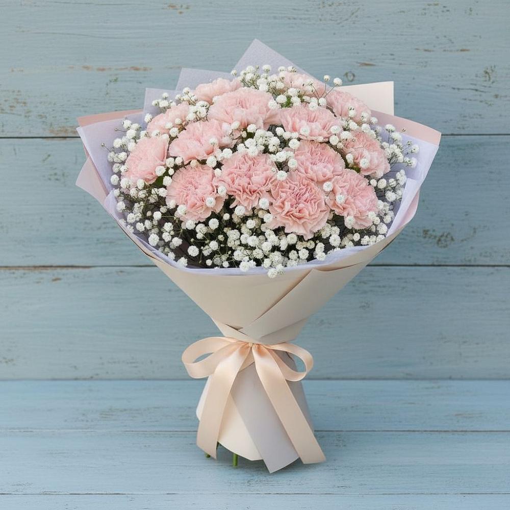 Букет цветов из: Гвоздики в Боголюбово