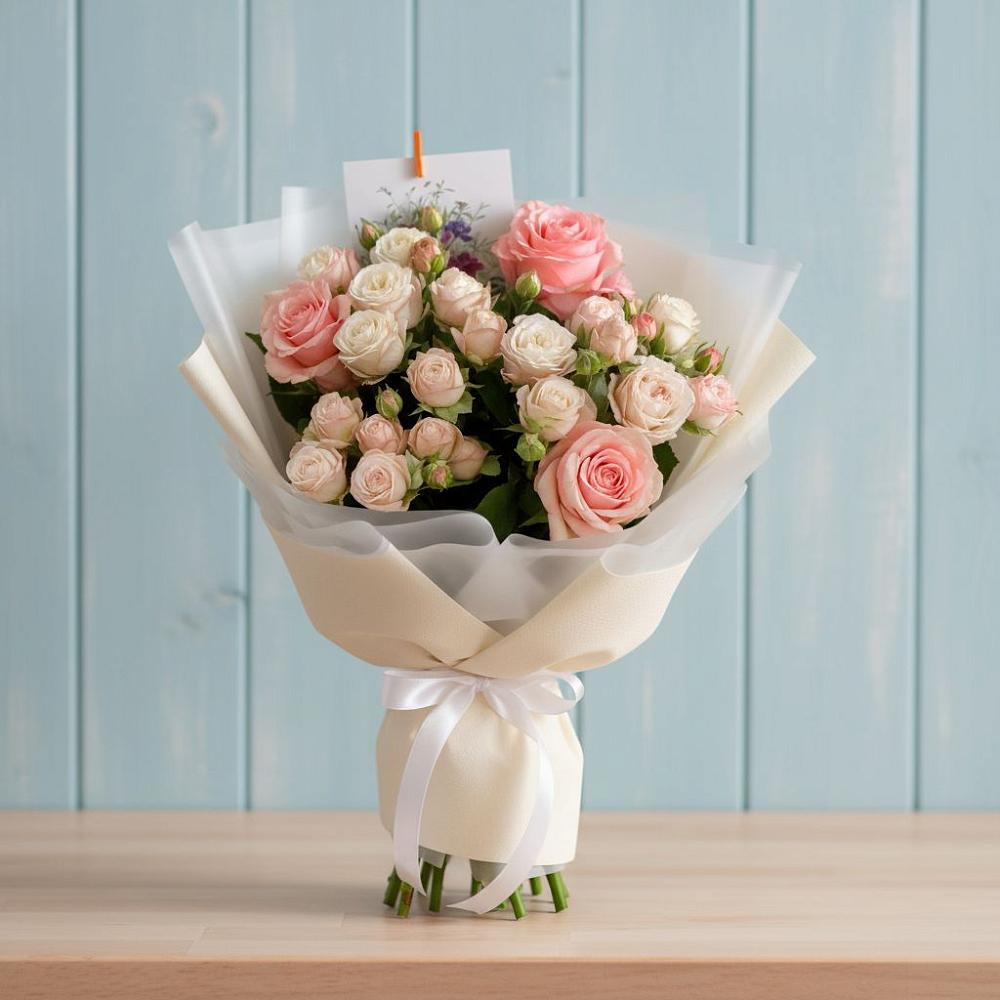 Букет цветов из: Розы в Боголюбово