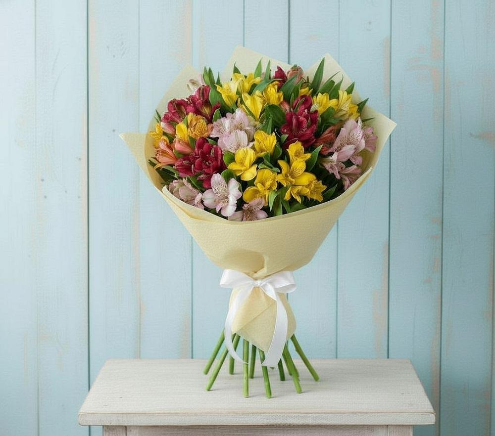 Букет цветов из: Альстромерии в Боголюбово